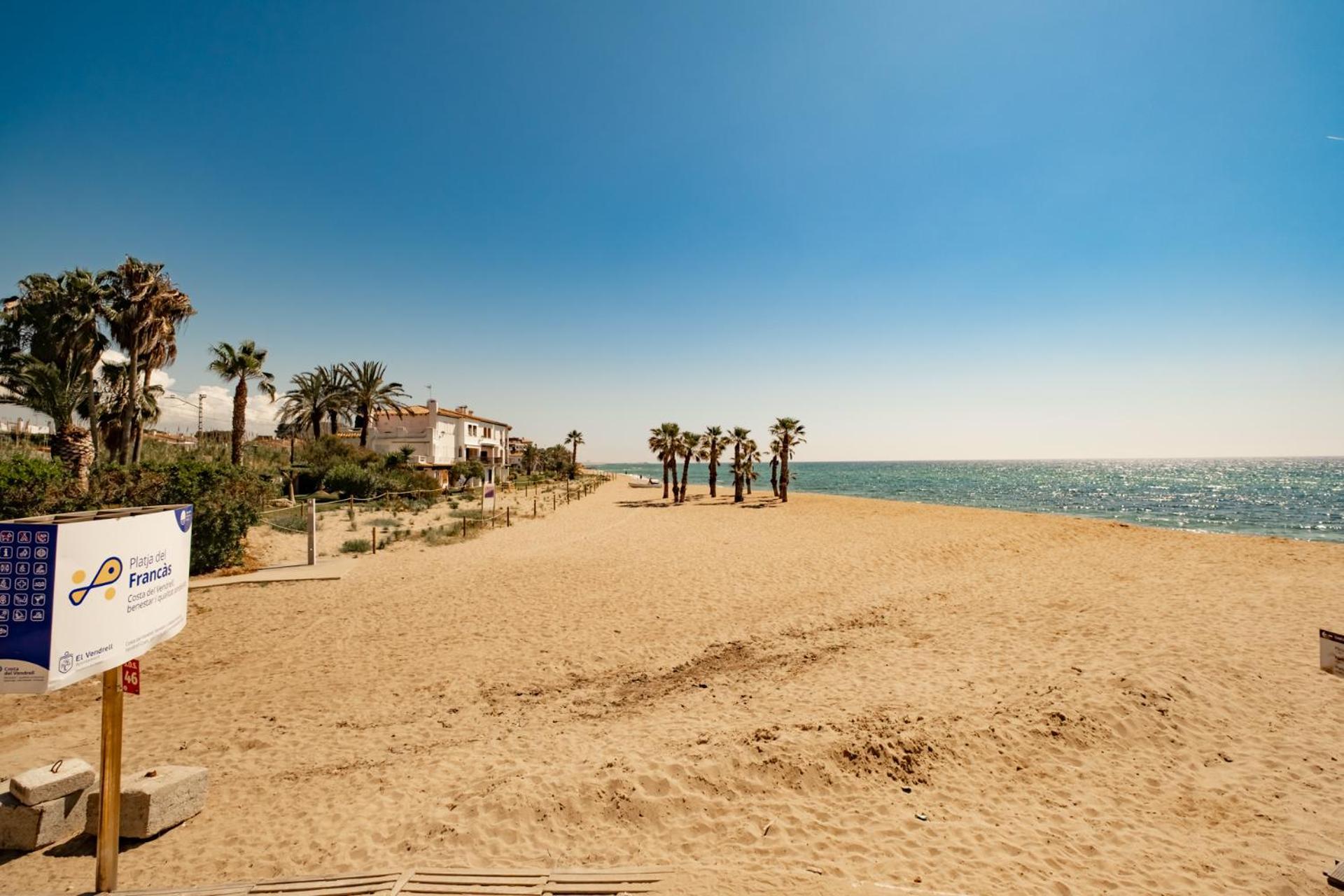 Encantador Apto En La Playa Coma-ruga Exteriör bild
